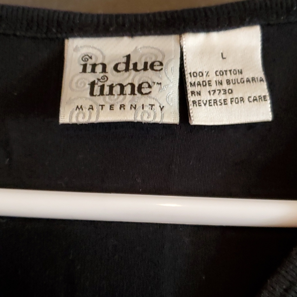 Maternity-In Due Time maternity tshirt **ALL MATERNITY ON CLEARANCE** - Picture 2 of 3